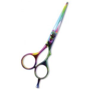 Professional Rainbow Hair Cutting Scissors – Stainless Steel, Ergonomic Design