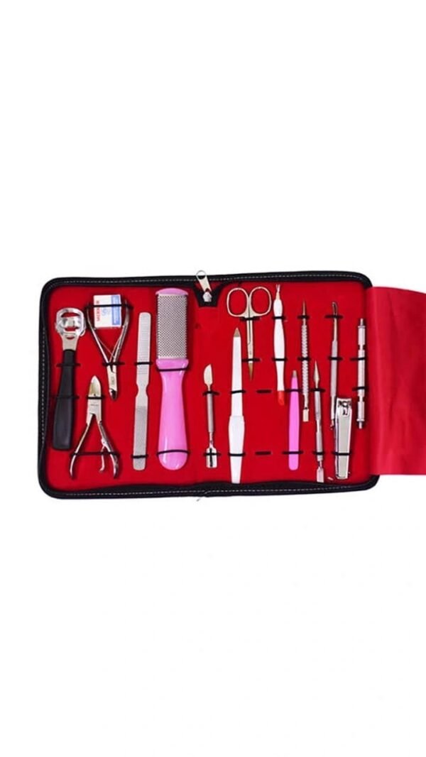 16 Pcs Manicure and Pedicure Kit-Gymnomed
