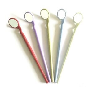 Vibrant Dental Mirror with Anti-Fog Head – Stylish & Functional Tool