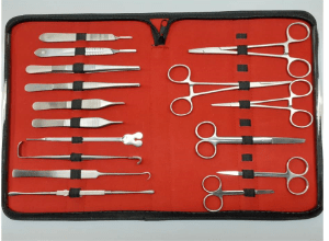 Minor Surgery Kit – 9 Surgical Instruments with Case | Gymnomed